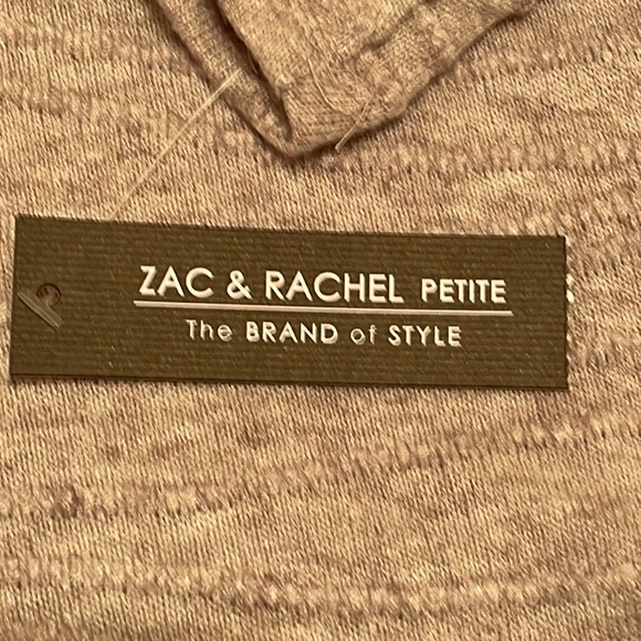 Zac and Rachel Size Petite Large Gray Long Sleeve Top - Picture 9 of 13